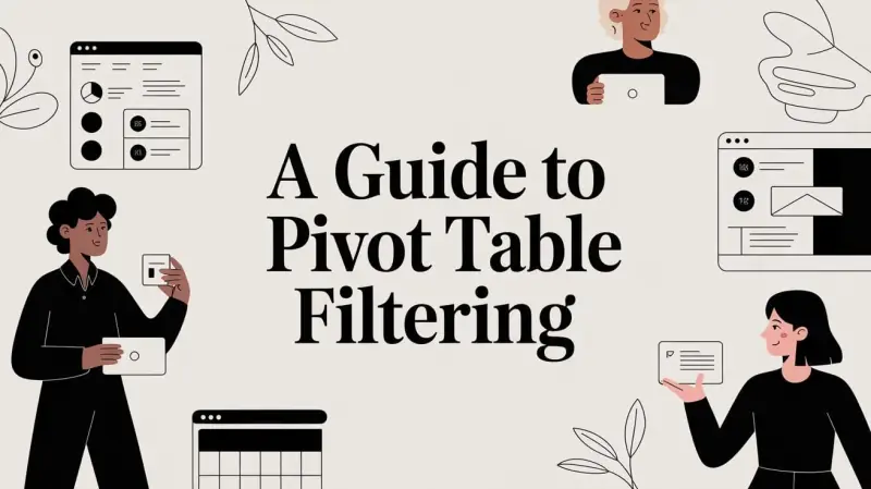 A Guide to Pivot Table Filtering A Guide to Pivot Table Filtering