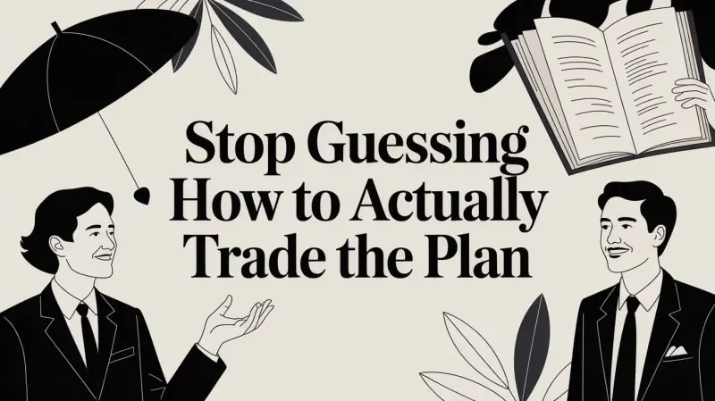 Stop Guessing and Actually Learn How to Trade the Plan Stop Guessing and Actually Learn How to Trade the Plan